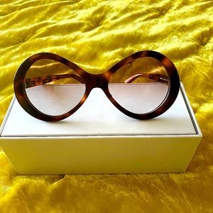 CHLOE 55mm Oval Sunglasses